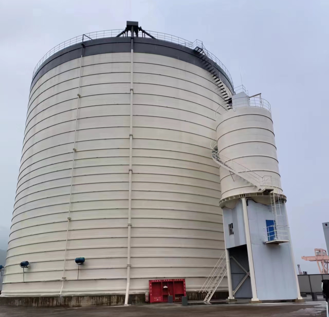 濠江10万吨水泥钢板库