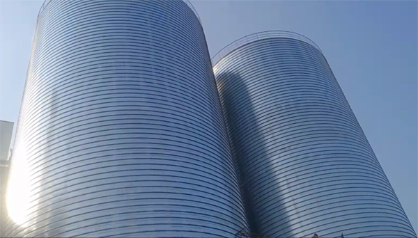 濠江2座混凝土高架卷板仓